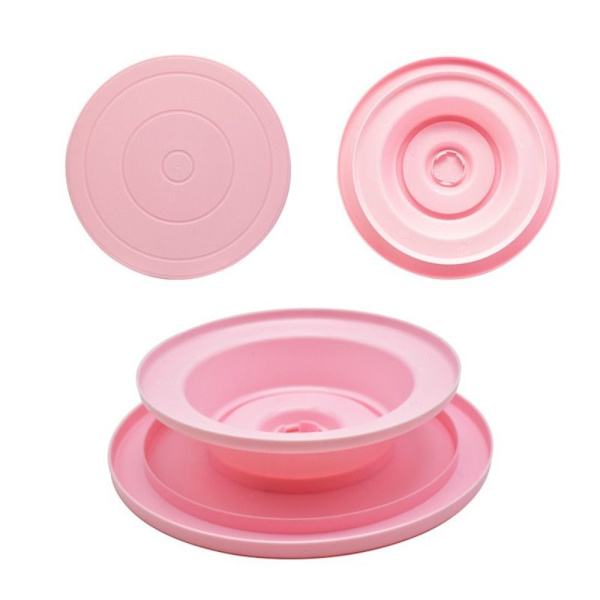 Cake Rotary Bord Mini Fondant Cake Turntable WHITE white