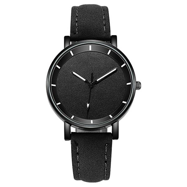 Kvinne Kvarts Armbåndsur SVART black