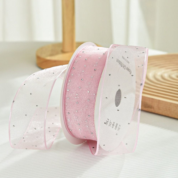 Organza sideharsolanka nauha PINK pink