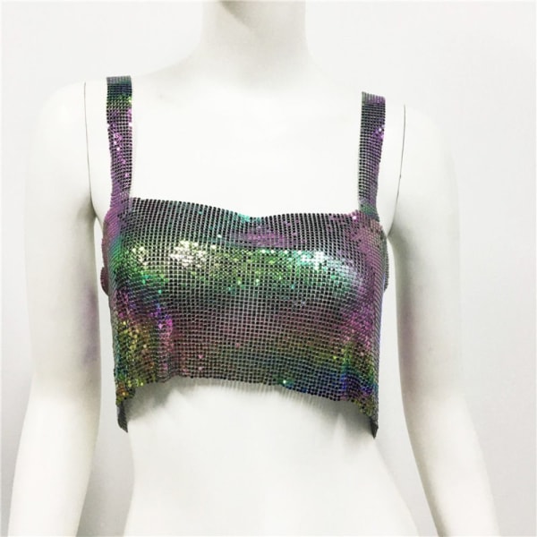 Metalllinne Backless Camisoles MULTICOLOR Multicolor