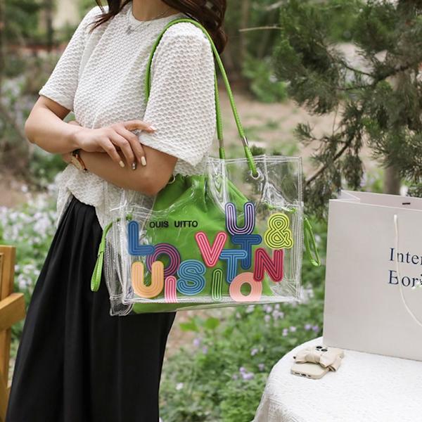 Läpinäkyvä Jelly Packs Yhden olkapään kainalolaukku VALKOINEN white