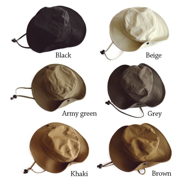 Kids Bucket Hat cap RUSKEA Brown