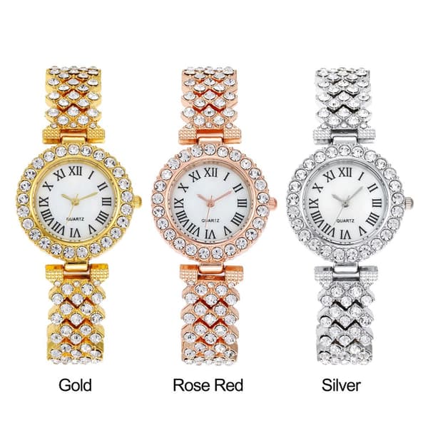 Damklocka Kvarts Armbandsur SILVER Silver