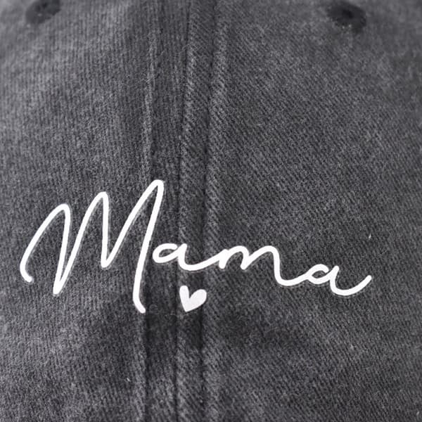 Mama Bokstav Broderte Hatt Unisex Baseball Caps ROSE RØD rose red