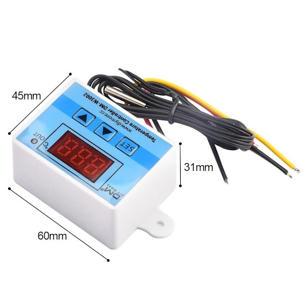 Digital temperaturtermostat Temperaturregulator DC 12V DC DC 12V