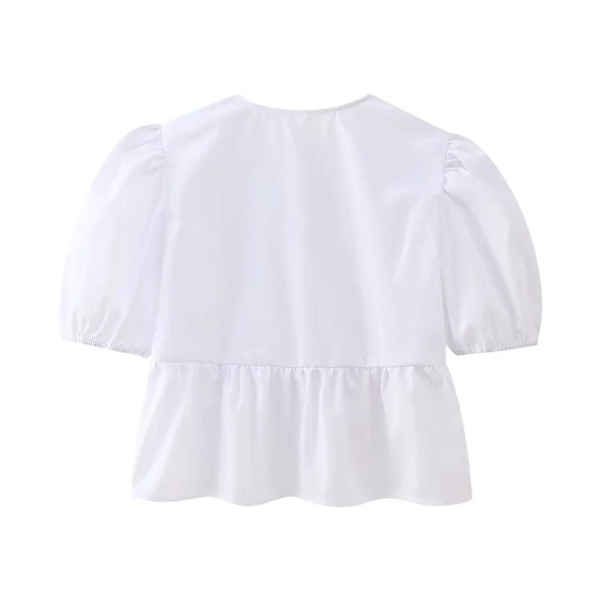 Blus Damtopp VIT M White M