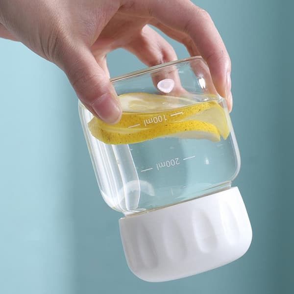 Sojamjölk Kaffemugg Glas Vattenflaska VIT white