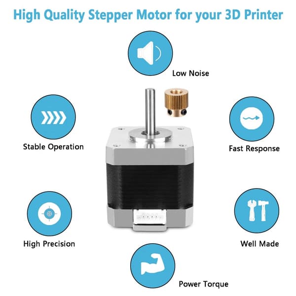 42-40 Stepper Motor Ekstruder Gear 3D Printer Ekstruder
