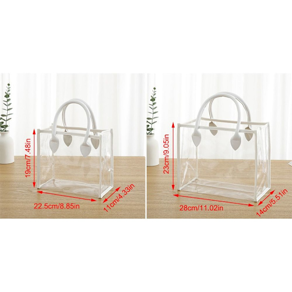 Presentpåse Handhållsförpackningsväska WHITE S S White S-S