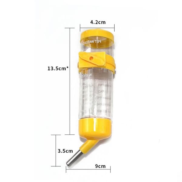 Hamster Drikkeflaske Vannflaske Dispenser GRØNN FLAT HODE green Flat head-Flat head