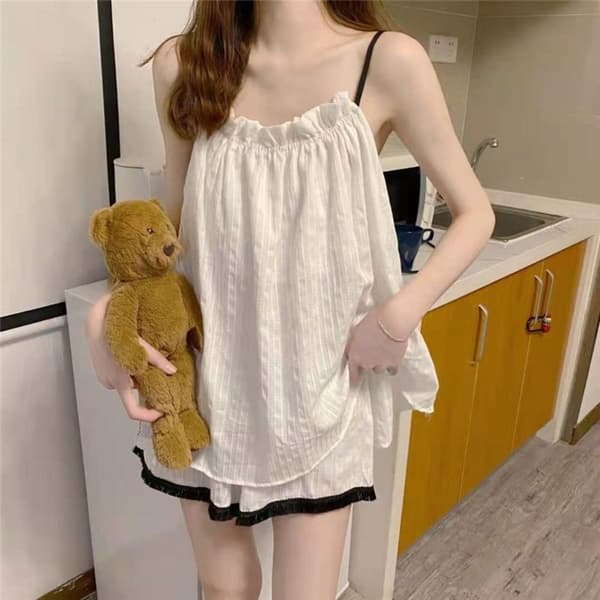 Ohuet olkaimelliset pyjamat 2XL 2XL