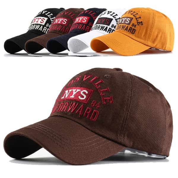 Bomullsbaseballcaps med NYS-broderi, NAVY navy