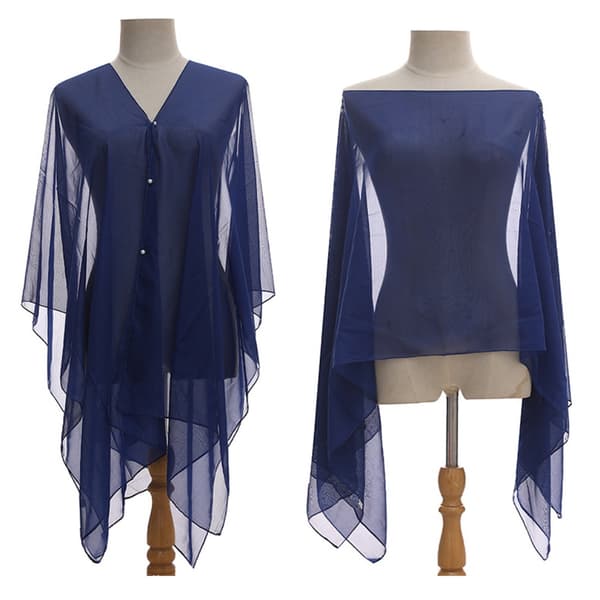 Sjal Scarves Strandskydd BLÅ Blue