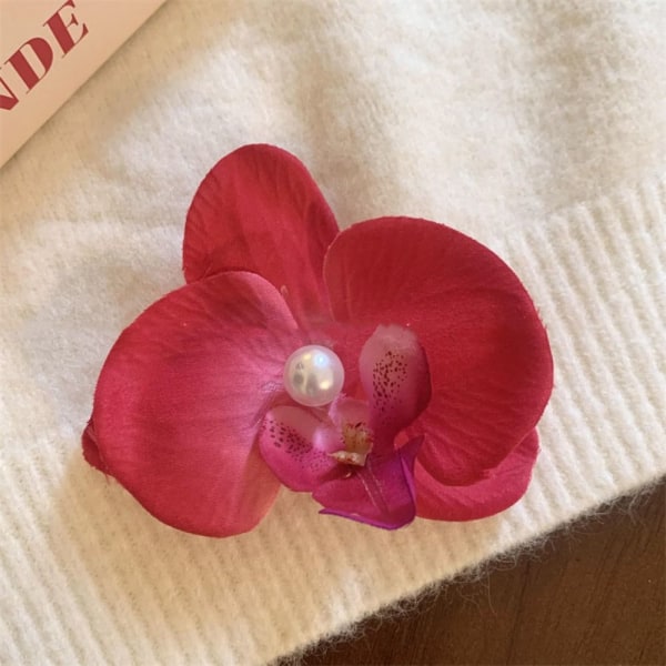 Orchid Butterfly -hiuspidikkeet Bow Flower -hiuspidikkeet 4 4 4