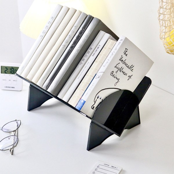 Desktop bogreol med V-Shape Desktop bogreol TRANSPARENT Transparent
