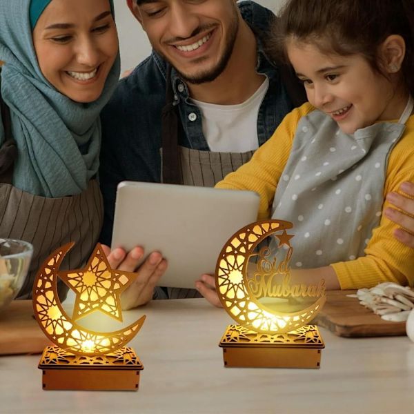Eid Mubarak-pynt Ramadan-dekorasjon B B