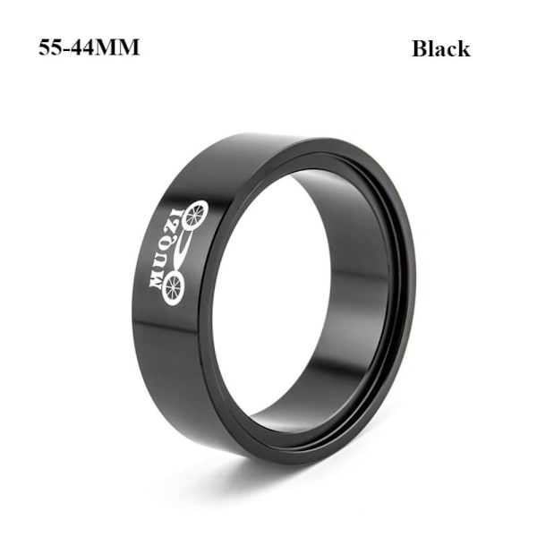 Tilspidset Rør Ramme Ramme Headset Adapter SORT 56-44MM Black 56-44MM