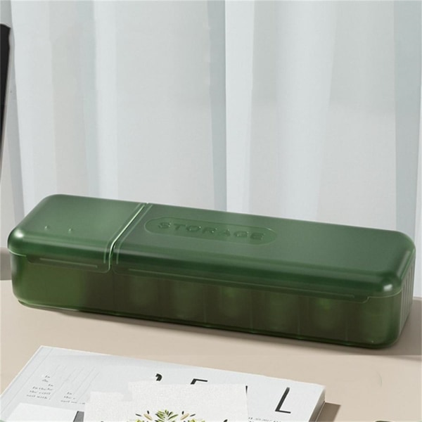 Kabelförvaringsbox Laddare Sladd Organizer TRANSPARENT GRÖN Transparent Green
