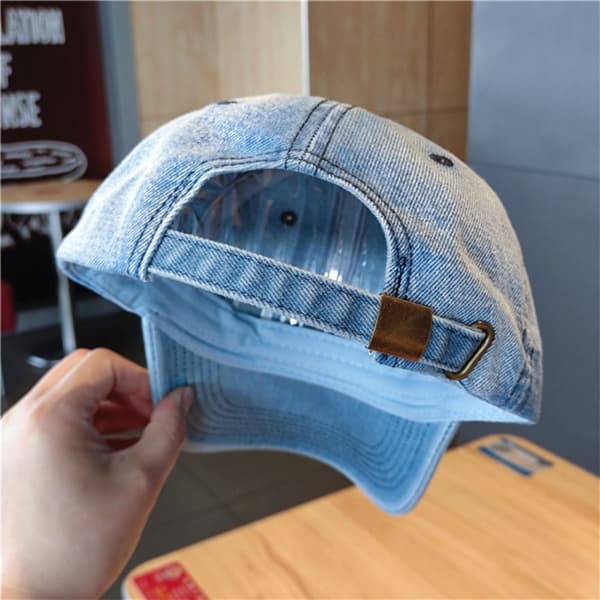Basebollkeps Casquette Dad Cap MÖRKBLÅ dark blue