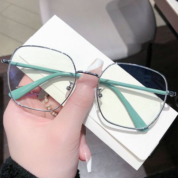 Anti-Blue Light Glasses Neliömäiset silmälasit BEIGE Beige