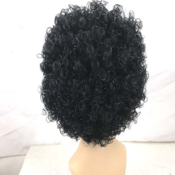 Bald Cap Peruk Kostym Peruker SVART black