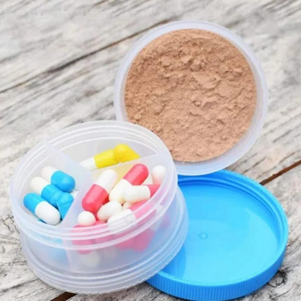 Proteinpulvertragt Proteinpulverkop SORT Black