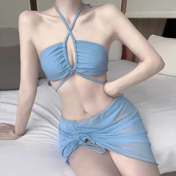 Bikinisetti Uimapuku SININEN Blue