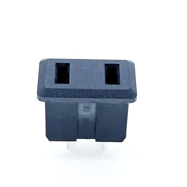 6 st Strömuttag 2-stifts Panelmonterad Kontaktadapter IEC-modul