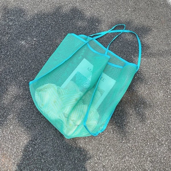 Transparent Mesh Bag Strandväska KHAKI STYLE1 STYLE1 khaki style1-style1