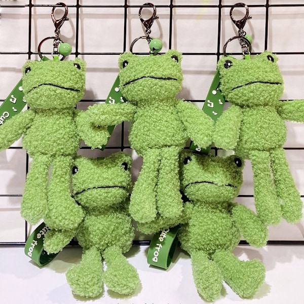 Sammakko-avaimenperä Pehmo Frog-avaimenperä Sarjakuva-avaimenperä