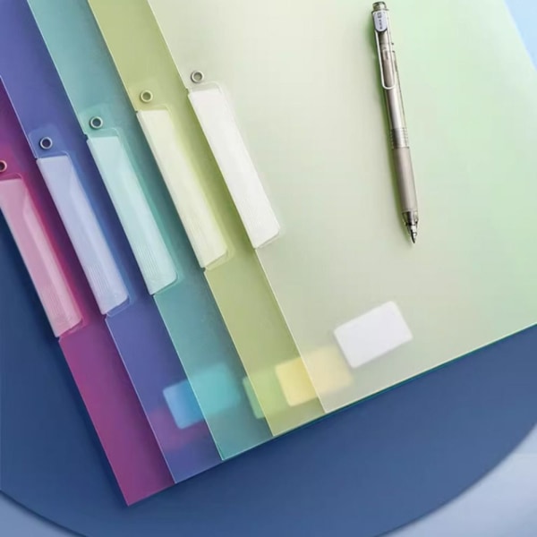 A4 Urklipp Mapp VIT White
