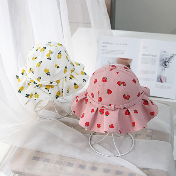 Baby sommerhat Børn Bøttehatte GUL yellow