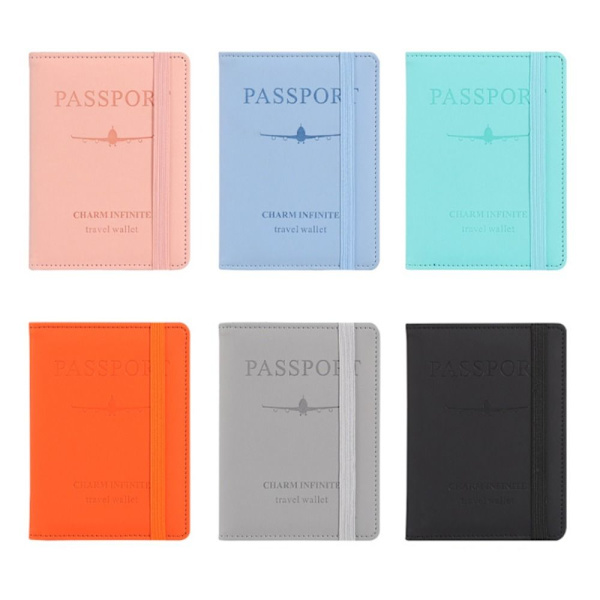RFID Passport Cove Passport Protector SORT Black