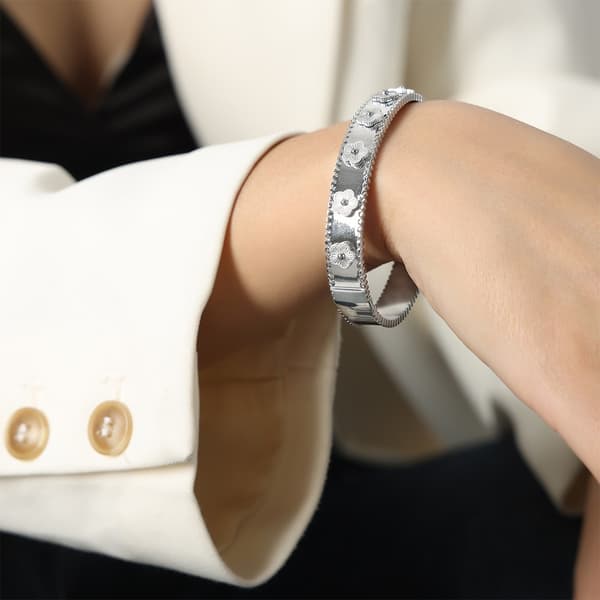 Armbånd Armring for kvinner SØLV Silver