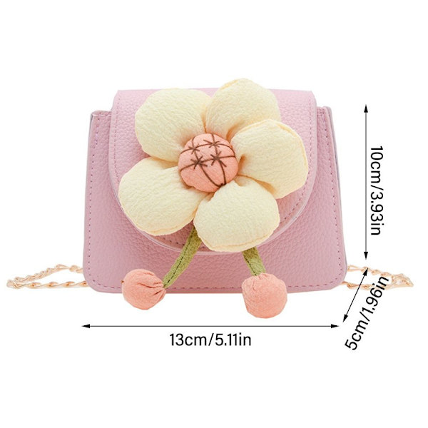 Kids Chain Axelväska Crossbody Bucket Bags KHAKI BOWKNOT khaki bowknot-bowknot