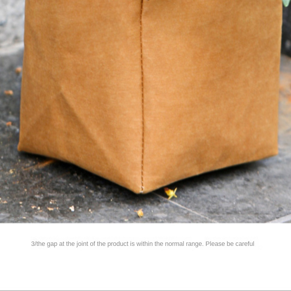 Kraft Paper Box Food Opbevaringspose F F F
