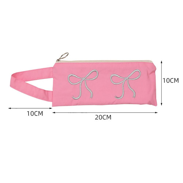 Paperitarvikkeiden säilytyslaukku kynäpussi PINK Pink