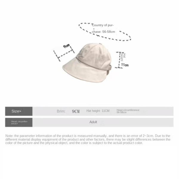 Solhatt for kvinner, fiskermodell, HVIT White