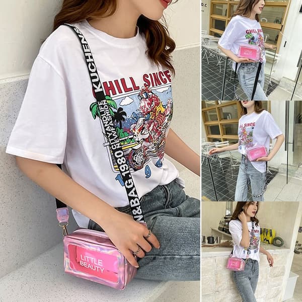 Skulderveske Messenger Bag ROSA Pink
