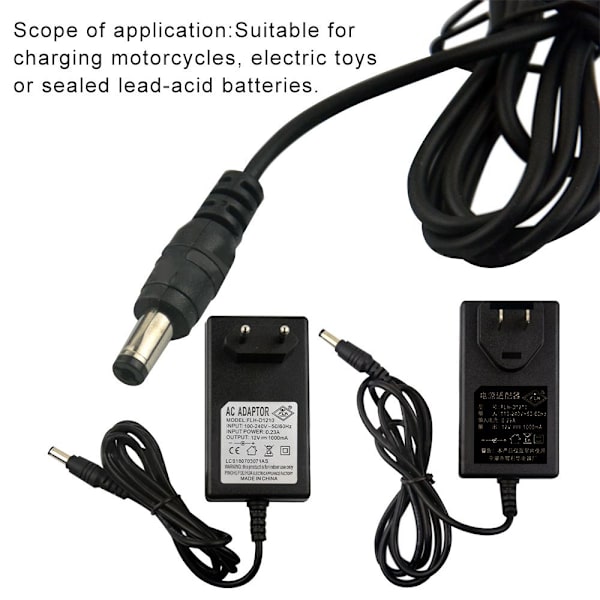 Strömadapter Vagnladdare EU 12V1000MA EU 12V1000MA EU 12V1000MA