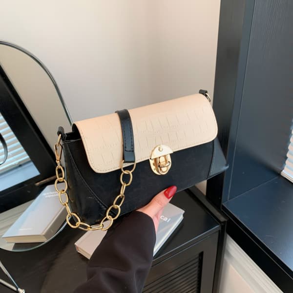 Skuldertaske Messenger Taske SORT Black