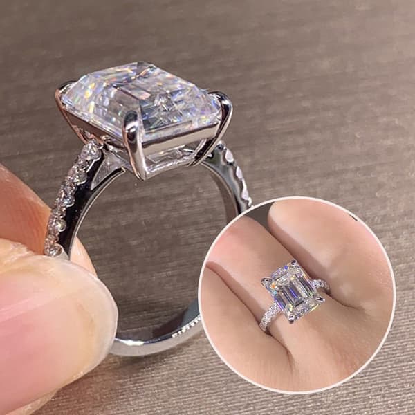Zirkon Ringe Mode Ring STØRRELSE 5 STØRRELSE 5 size 5