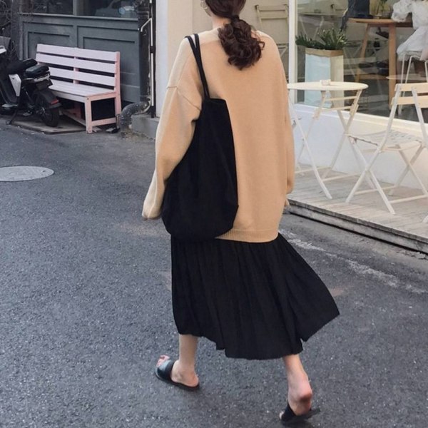 Håndveske Tote Bag SVART Black