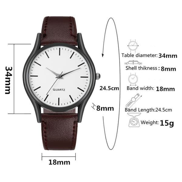 Damklocka Kvarts Armbandsur 1 1