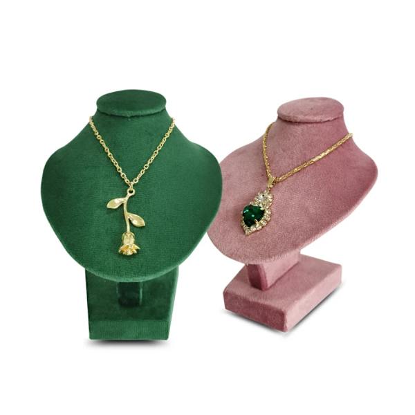Display Stativ Hals Modell Stativ GREEN VELVET GREEN VELVET Green Velvet