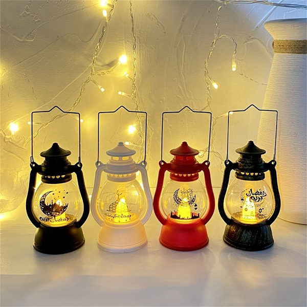 EID MUBARAK LED-vindljus Ramadan-dekorationer