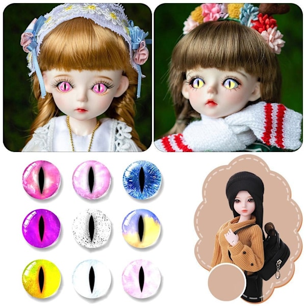 20st/10 par Eyes Crafts Eyes Puppet Crystal Eyes 16MM 16MM 16mm