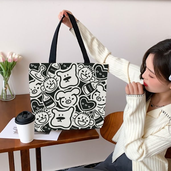 Lærred Shopper Bag Eco Shopping Bag 5 5 5