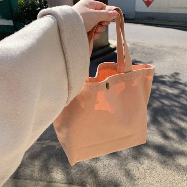 Minikäsilaukku Canvas Kangaskassi PINK L pink L