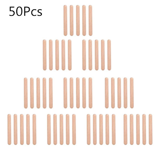 50 Stk Trædyvler Trædyvler 6X50MM 6x50mm